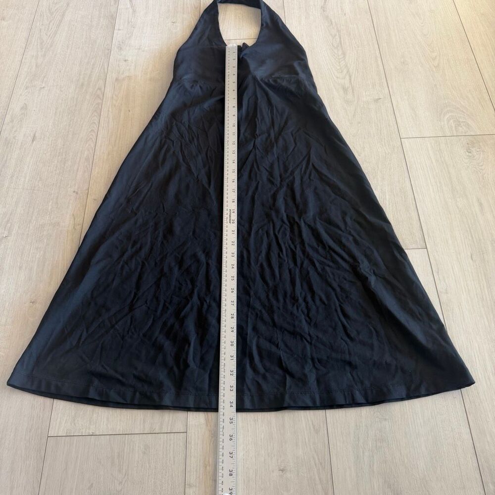 Patagonia Morning Glory Halter Dress Black Black Hiking dress size L - Picture 2 of 9